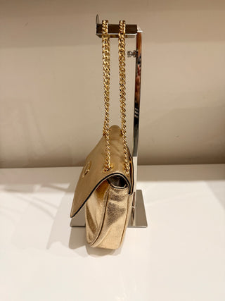 Michael Kors metallic medium size bag with chain strap