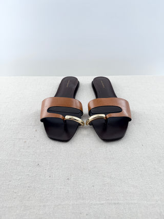 Tory Burch pierce thong sandals leather, 9.5
