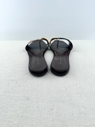 Tory Burch pierce thong sandals leather, 9.5