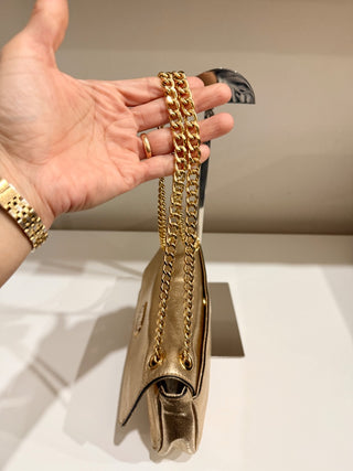 Michael Kors metallic medium size bag with chain strap