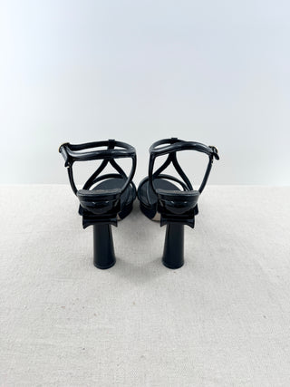 Chanel platform heel  parthenon grecian column sandals, 40.5
