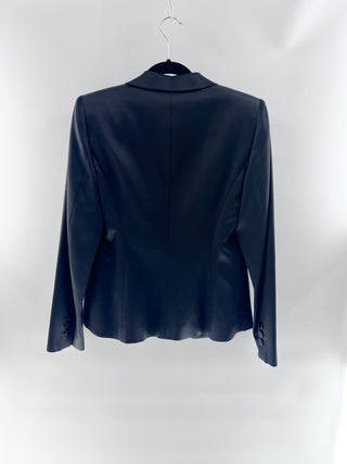 Emporio Armani Satin finish tailoring tuxedo blazer, 46 IT / US 10