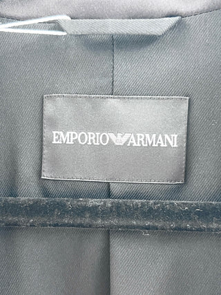 Emporio Armani Satin finish tailoring tuxedo blazer, 46 IT / US 10