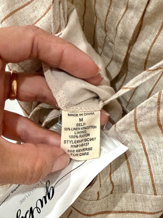 Fashion on earth casual jumpsuit striped, M