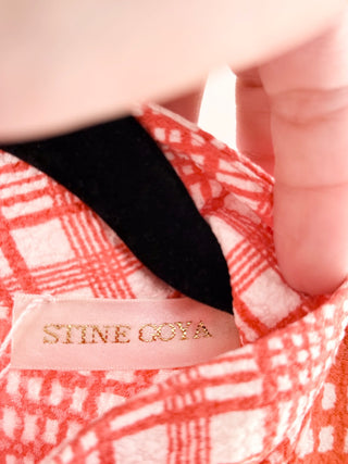 Stine Goya mock neck blouse, M