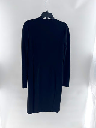 Stella McCartney Embroidered black baroque seath dress, 46