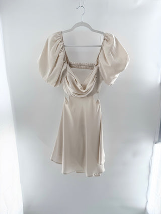 ASTR satin mini dress, M