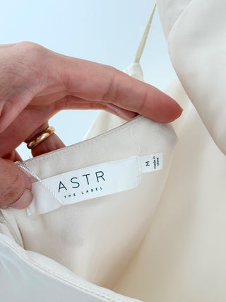 ASTR satin mini dress, M
