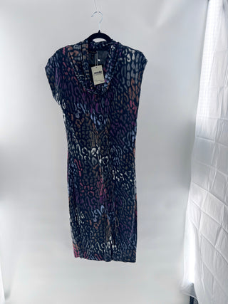 Escada Multicolor animal print jersey dress, 36