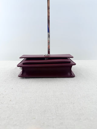 Saint Laurent leather sunset bag with chain strap