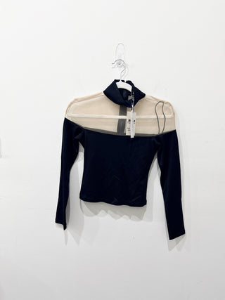 Alice & Olivia mesh panel top, XS