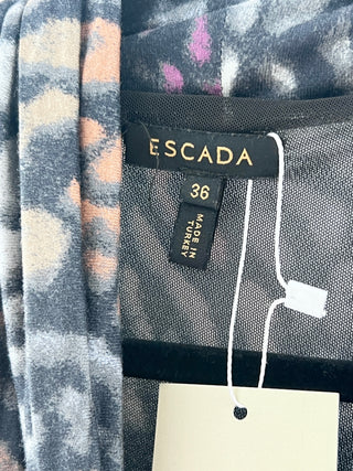 Escada Multicolor animal print jersey dress, 36