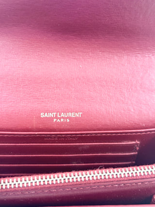 Saint Laurent leather sunset bag with chain strap