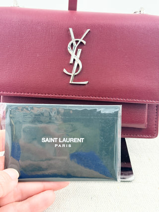 Saint Laurent leather sunset bag with chain strap