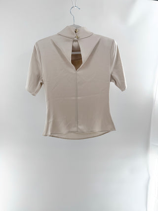 Roari vivien satin top high neck, 00