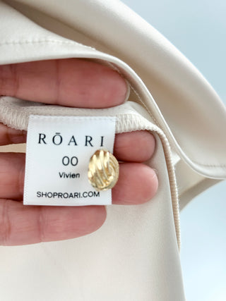 Roari vivien satin top high neck, 00