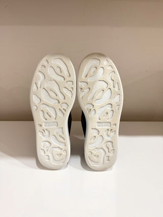 Alexander McQueen Larry Leather Chunky Sole Low Top Sneakers Black EU 38