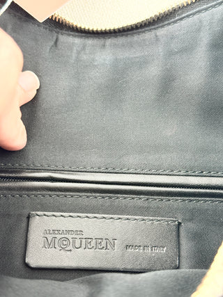 Alexander McQueen de manta clutch bag leather with studs