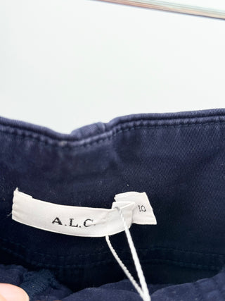 A.L.C. cotton crop wide leg pants, 10