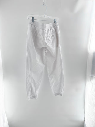 James Perse drawstring lightweight jogger pants featuring elastic waistband with drawstring closure, 1