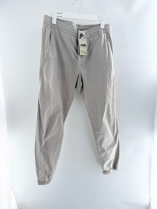 James Perse lightweight parachute-style pants featuring drawstring waist with utility-inspired seam detailing, 32