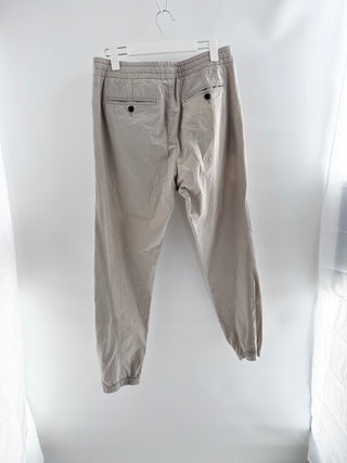James Perse lightweight parachute-style pants featuring drawstring waist with utility-inspired seam detailing, 32