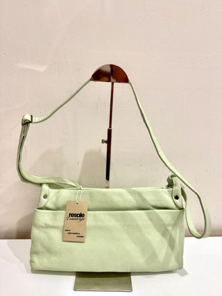 NWT Elk Rectangular Apple Green Shelter Shoulder CrossbodyHandbag