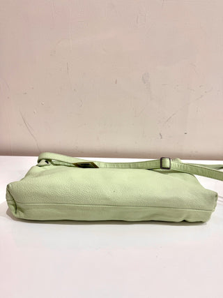 NWT Elk Rectangular Apple Green Shelter Shoulder CrossbodyHandbag