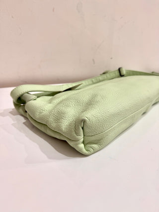 NWT Elk Rectangular Apple Green Shelter Shoulder CrossbodyHandbag