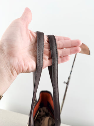 Louis Vuitton marais bucket bag damier ebene