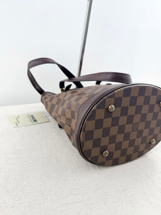 Louis Vuitton marais bucket bag damier ebene