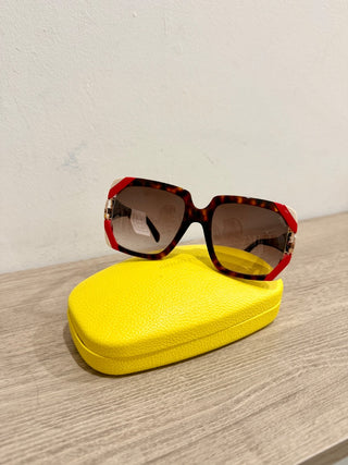 Emilio Pucci oversized acetate sunglasses EP 159 with colorful detail