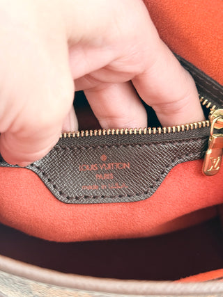 Louis Vuitton marais bucket bag damier ebene