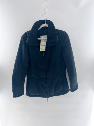 Moncler Black zip up utility jacket, M