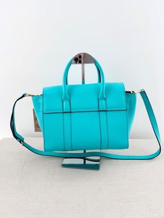 Mulberry leather bag with strap