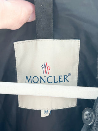Moncler Black zip up utility jacket, M