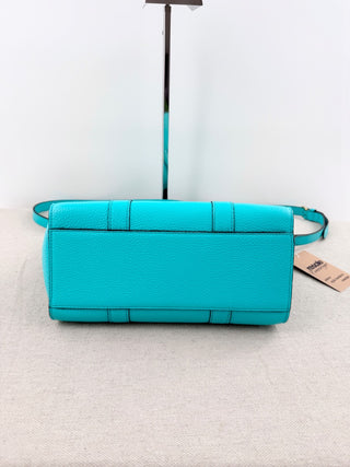 Mulberry leather bag with strap