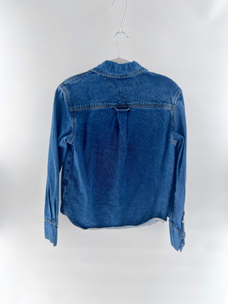 Grlfrnd Classic blue denim button shirt, XS