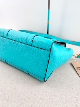Mulberry leather bag with strap