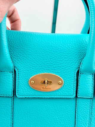 Mulberry leather bag with strap