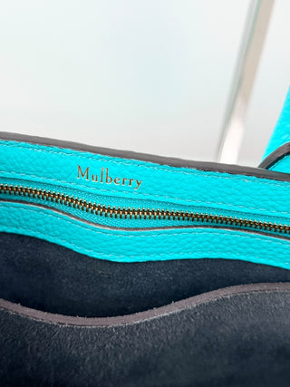 Mulberry leather bag with strap