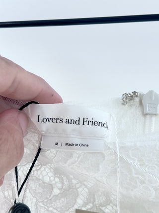 Lovers and Friends Lace Maxi Skirt, M