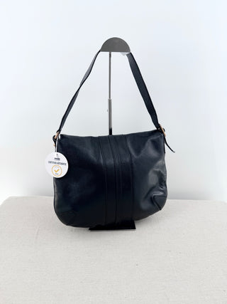 Gucci vintage horse bit rose gold hardware shoulder bag