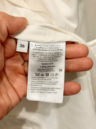 Bottega Veneta Soft Tailored Single Breasted Blazer White Women's IT 36 / 0 US