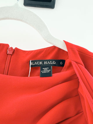 Black halo wide leg jumpsuit, 6