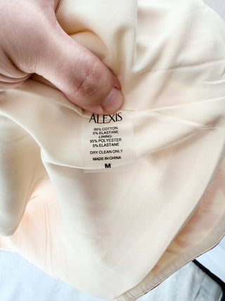 Alexis vermer midi dress sleeveless, M