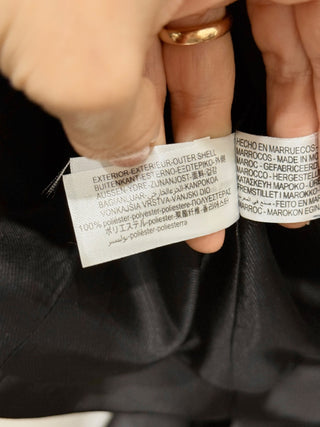 NWT Zara Satin Ruched Strapless Corset Top with Bows Black Women's Size Small