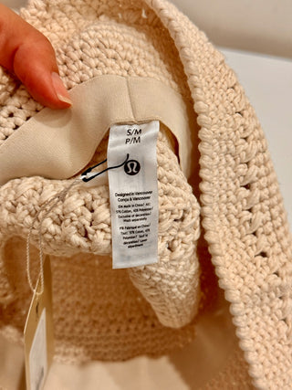 Lululemon crochet hat bucket, S/M