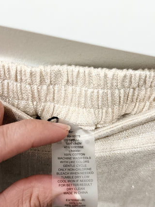 Ellie Tahari lined linen pants, 6