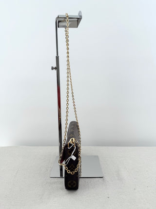 Louis Vuitton pochette felicie monogram bag with chain
